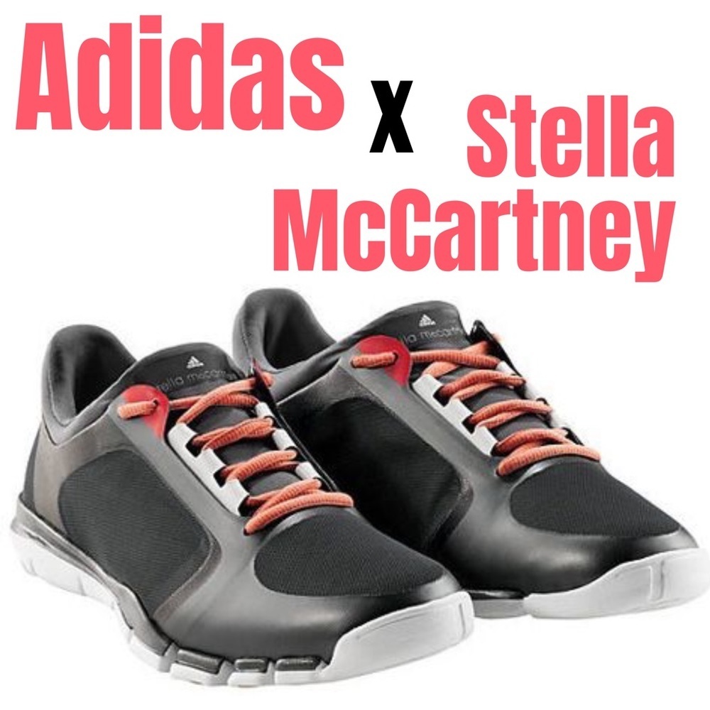 Adidas x Stella McCartney Leucippus Adipure Athletic Shoe Grey / coral sneaker
